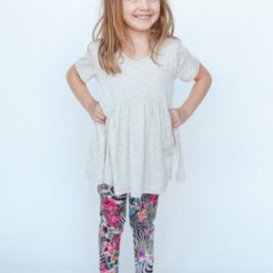 Agnes & Dora Kids Muse Tunic, Light Oatmeal